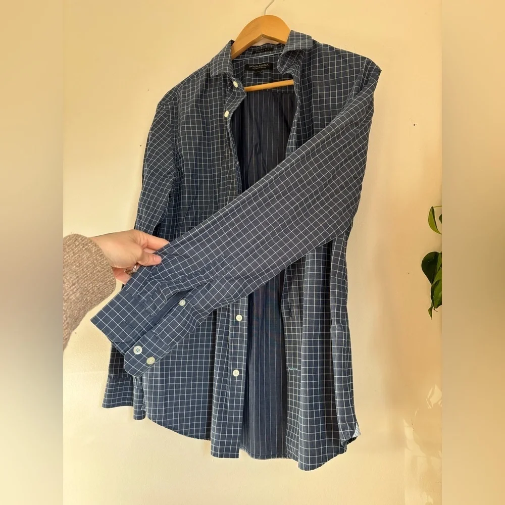 Banana Republic Grant Fit 120s Supima Cotton Shirt
